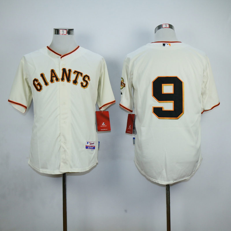 Men San Francisco Giants #9 Williams Cream MLB Jerseys->women mlb jersey->Women Jersey